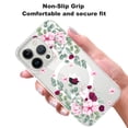 thumbnail image 3 of Rosebono For iPhone 14 Plus Case Compatible with MagSafe, IMD Rose Graphic Fashion Cute Colorful Skin Cover Shockproof Case for iPhone 14 Plus, 3 of 5