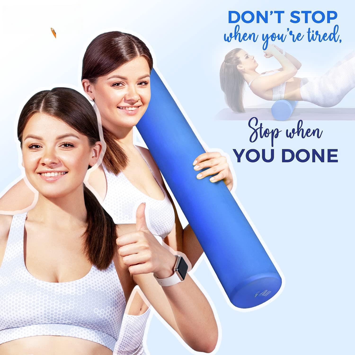 Eva Firm Foam Roller For - Round Exercise  Yoga & Pilates 12/18/24/36 Inch