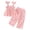 B-Light Pink, variant on Children Summer Clothes Girls 2-Piece Set Cotton Sleeveless Scoop Neck T-Shirt and Wide Leg Pants Set for Vacation Beach(B-WBtermelon Red,2-3 Years)