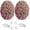 pink, variant on Studyset 15" Flower Topiary Ball Decorative Balls 2PCS, 15" Artificial Topiary Flower Balls, 2 PCS Hanging Grass Ball Artificial Topiary Balls, for Outdoor Patio Garden and Indoor, Wedding Decoration