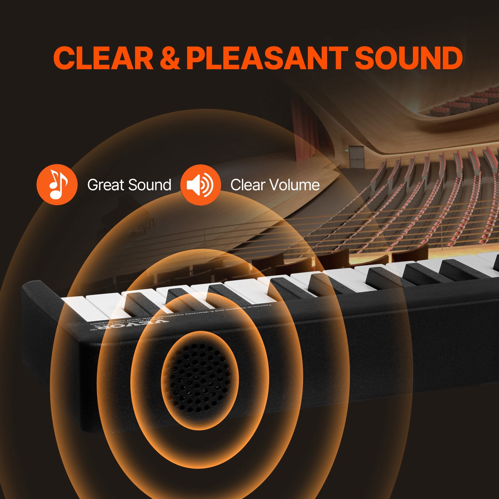 KFFKFF 88-Key Foldable Digital Piano with Bluetooth & MIDI, Portable Electronic Keyboard with Sustain Pedal, Carrying Bag, Touch-Sensitive Keys, Headphones, Rechargeable Design for Beginners
