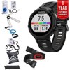 Garmin Forerunner 735XT GPS Running Watch Run-Bundle - Black/Gray (010-01614-12) + 7 Pcs Fitness Kit + 1 Year Extended Warranty