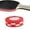 Red, variant on Table Tennis Edge Tape, Edge Protection Strips, Anti-collision Pingpong Paddle, EVA, Pickleball Paddle Edge Strips, Wear-resistant, Durable Red