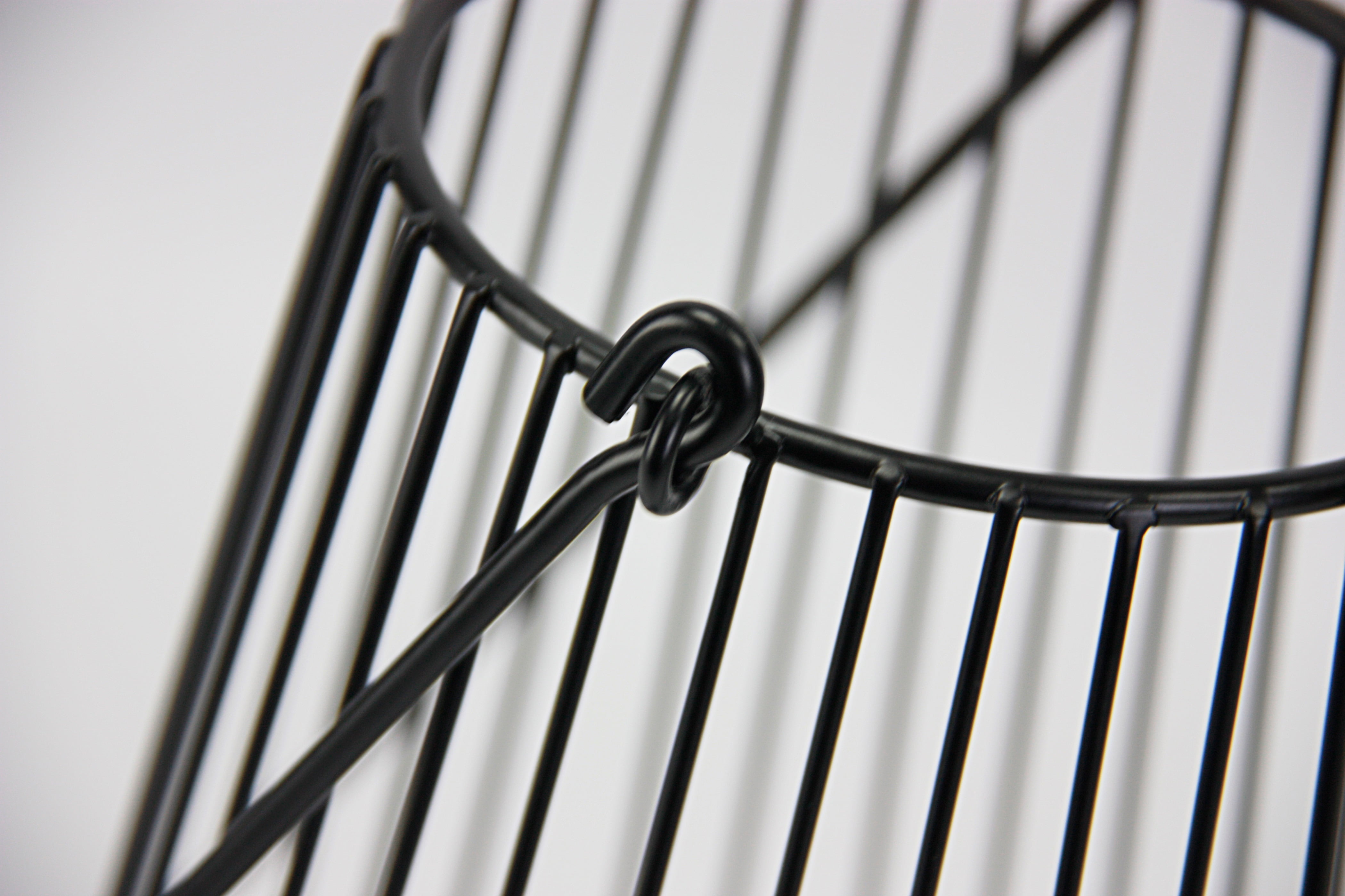 Mainstays 12 Black Metal Wire Candle Holder Lantern, Large