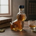 thumbnail image 5 of Dog Shaped Whiskey Decanter Bottle, 300ml Cute Animal Design Glass Liquor Dispenser for Bourbon Scotch, Unique Gift for Dog Lovers & Home Bar, 5 of 5