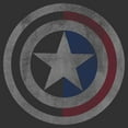 thumbnail image 2 of Men's Marvel Captain America Half Shield T-Shirt, 2 of 3