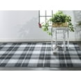 thumbnail image 2 of Jens Eco-Friendly PET Dhurrie, Black/Sky Blue, 8ft x 10ft Area Rug, 2 of 7