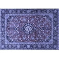 thumbnail image 1 of Ahgly Company Indoor Rectangle Medallion Blue Traditional Area Rugs, 8' x 10', 1 of 4