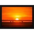 thumbnail image 2 of Keren Wang 24x17 Black Modern Wood Framed Wall Art Titled - Africa Impression, 2 of 6