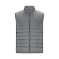 thumbnail image 6 of Mens Quilted Packable Puffer Vest Lightweight Winter Warm Hooded Coat Windproof Zipper Up Sleeveless Jacket with Pockets, 6 of 6