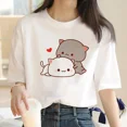 thumbnail image 3 of Camiseta con estampado de melocotón y Goma para mujer, camisetas divertidas de Manga, ropa japonesa Y2k, 3 of 5