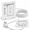 In wall cable kit, variant on Whole set-Round In Wall Cable Management Kit For Mounted Home Theater TV