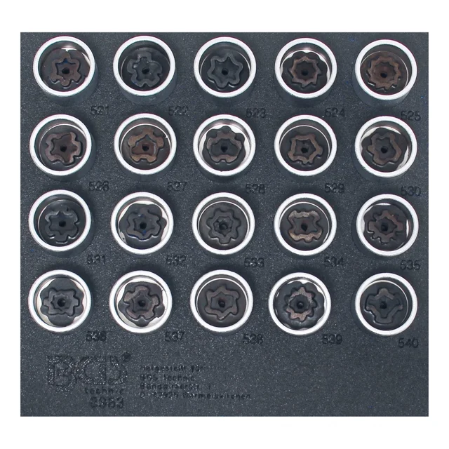 JUEGO PARA TUERCAS/ BIRLOS DE RUEDAS VW | 20 PZS | BGS 8963