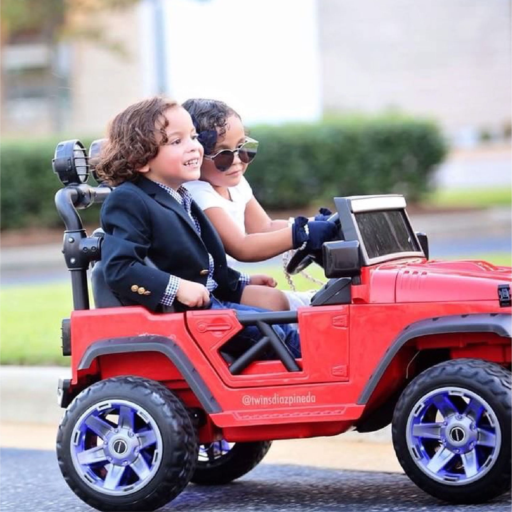 children's electric car two seats