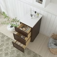 thumbnail image 4 of Vanity Art 15" W Birch Plywood Freestanding Single Base 3 Drawers Storage Cabinet, 4 of 9