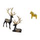 thumbnail image 5 of Estatua y adorno de resina de reno y alce, fusión de esculturas únicas de animales para armarios, , estanterías, colección de decoración del, 5 of 8