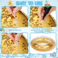 thumbnail image 4 of 12 anillos con purpurina dorada, 61 cm, de Pool Floats Relaxgiant, 4 of 4