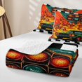 thumbnail image 4 of Erosebridal Vintage Green Car Quilt King for Boys,Traffic Lights King Coverlet Set Teens, 4 of 7