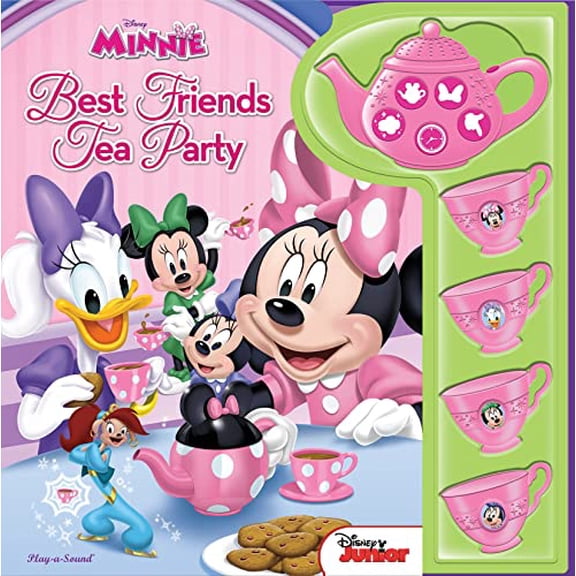 Pre-Owned Disney Minnie Mouse - Best Friends Tea Party Sound Book with Interactive Tea Set - PI Kids, 9781503705371, 1503705374, Paperback,