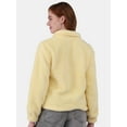 thumbnail image 3 of No Boundaries Half Zip Plush Pullover with Pockets, Women's and Women's Plus, 3 of 12
