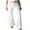 White, variant on Tricot Womens High Rise Super Flare Bell Bottom Jeans (1, Medium Denim)
