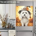 thumbnail image 4 of Dog and Pumpkins Autumn Magnetic Dishwasher Cover Magnet Refrigerator Dishwasher Sticker Home Decorative Art Kitchen Panel Decal 23x26 Inch, 4 of 6