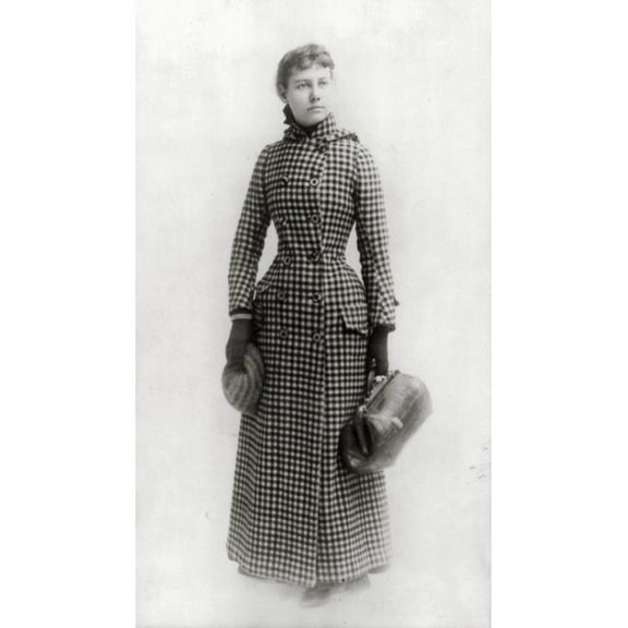 8x12 Photo-Nellie Bly,1864-1922,Elizabeth Jane Cochran,journalist