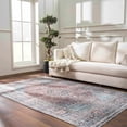 thumbnail image 5 of Hauteloom Holli Hallway, Kitchen Machine Washable Runner Rug - Oriental, Traditional, Vintage Carpet - Blue, Green, Orange - 2'7" x 10', 5 of 19