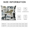 thumbnail image 5 of Cat Throw Pillow Covers Home Decor , Decorative Pillowcase Soft Cushion for Bed Sofa Couch,, 5 of 5