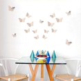 thumbnail image 4 of SZTXJ 24pcs 3D Butterfly Wall Stickers 3 Sizes Butterfly Wall Decals Room Wall Decoration for Bedroom Party Wedding Decors(Rose Gold), 4 of 4