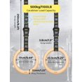thumbnail image 4 of Anillos de gimnasia GHB Anillos de gimnasio de madera con correas ajustables, 4 of 9