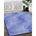 thumbnail image 2 of Ahgly Company Indoor Rectangle Patterned Denim Blue Area Rugs, 3' x 5', 2 of 6