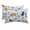 Blue, variant on Rustic Cat Outdoor Pillows for Chaise Lounge Chair Waterproof Lumbar Pillows with Insert&Adjustable Elastic Strap Beach Headrest Pillow Funny Cute Fish Leaves Bubble Pillow for Patio Pool 11"x16"