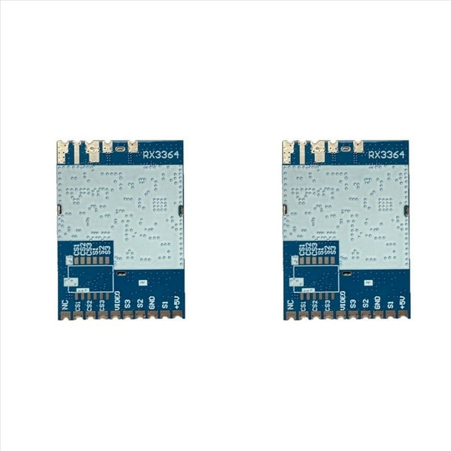 2X Módulo Receptor Inalámbrico 3.3G FPV VRX RX3364, Receptor Analógico Inalámbrico, Módulo de Transmisión de Audio y Video FPV