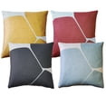 thumbnail image 4 of Aurora Charcoal Black Throw Pillow 19x19, Complete with Polyfill Pillow Insert, 4 of 4