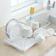 thumbnail image 4 of Multifunctional Kitchen Dish Drainer Drain Board Sundry Storage Rack Easy to Use, 4 of 11