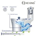thumbnail image 3 of KK KE KING Water Saving 0.8/1.28 GPF Dual-Flush Elongated One-Piece Toilet, 12'' Rough-in, 3 of 17