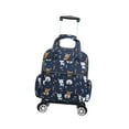 thumbnail image 3 of freneci Duffle with Wheels Clothing Waterproof with 2 Wheel Rolling Luggage Oxford Cloth Deer, 3 of 8