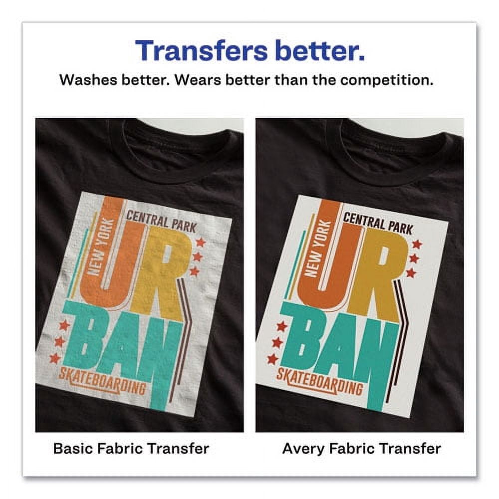 Fabric Transfers, 8.5 X 11, White, 5/pack | Bundle of 2 Each