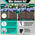 thumbnail image 5 of 20-Pack No Dig Garden Edging Borders,20FT Plastic Lawn Edging with Spikes & Stone Texture - Easy Interlocking Landscape Edging for Yard, Flower Bed, Driveway, Heavy-Duty & Easy Install, 5 of 7