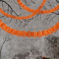 thumbnail image 4 of Guirnalda de papel de calabaza en 3D de 300 cm con forma de panal para Halloween, Acción de Gracias, decoración de pasillos y ambientes festivos., 4 of 6