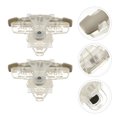 thumbnail image 1 of Minkissy 1 Pair Smartphone Game Controller Transparent ABS for Gamers Mobile Gaming, 1 of 4