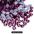 thumbnail image 3 of Uxcell Hotfix Rhinestones Flatback Crystal Glass Gems for Craft Clothes DIY Decoration Purple Red 4.8mm, 3 of 5