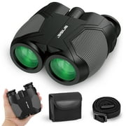 BNISE 12x25 Mini Binoculars for Adults and Kids, Compact Binoculars with FMC & BAK4 HD Wide Viewing,Lightweight Pocket Binoculars for Bird Watching, Hunting, Hiking, Concerts, Sports