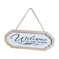 thumbnail image 4 of Letrero decorativo Sunnimix Bienvenido a Nuestro Letrero de Inicio Rústico Placa de Bienvenida, 4 of 8