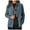 Blue, variant on IROINNID Women's Short Woolen Coat Solid Color Long Sleeve Loose Casual Pockets Casual Coat Cardigan , Black