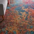 thumbnail image 6 of Nourison Celestial Abstract Atlantic 10' x 14' Area Rug, (10x14), 6 of 9