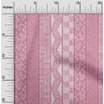 thumbnail image 2 of oneOone Cotton Poplin Pink Fabric Mix Block Pattern Craft Projects Decor Fabric Printed By The Yard 56 Inch Wide, 2 of 4