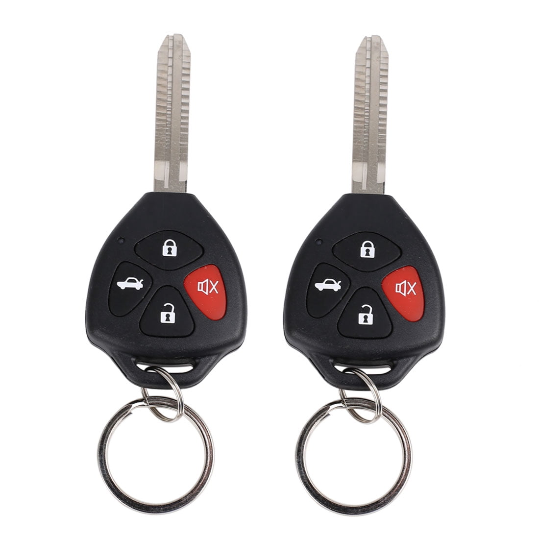Unique Bargains DC 12V Car Lock Keyless Entry System Remote w Blank Key for Toyota