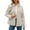A02_Beige, variant on Women's Quilted Barn Jackets Long Sleeve Button Down Winter Quilted Jackets Puffy Coats Quilted Bomber Jacket Puffer Jacket Outerwear Coats with Pockets